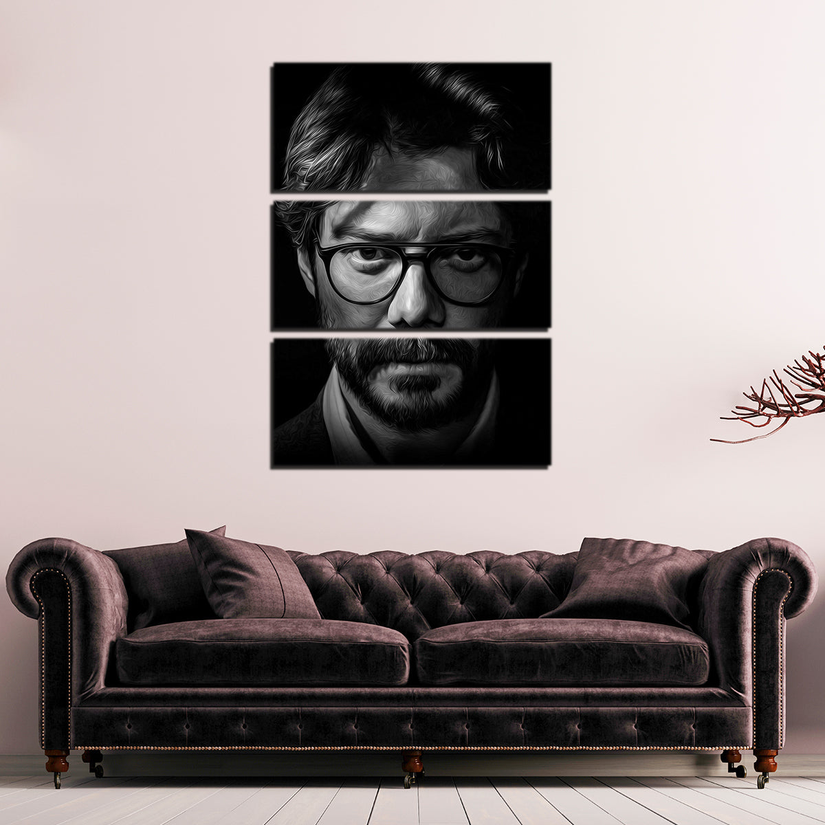 Portrait Casa Del Papel Wall Art