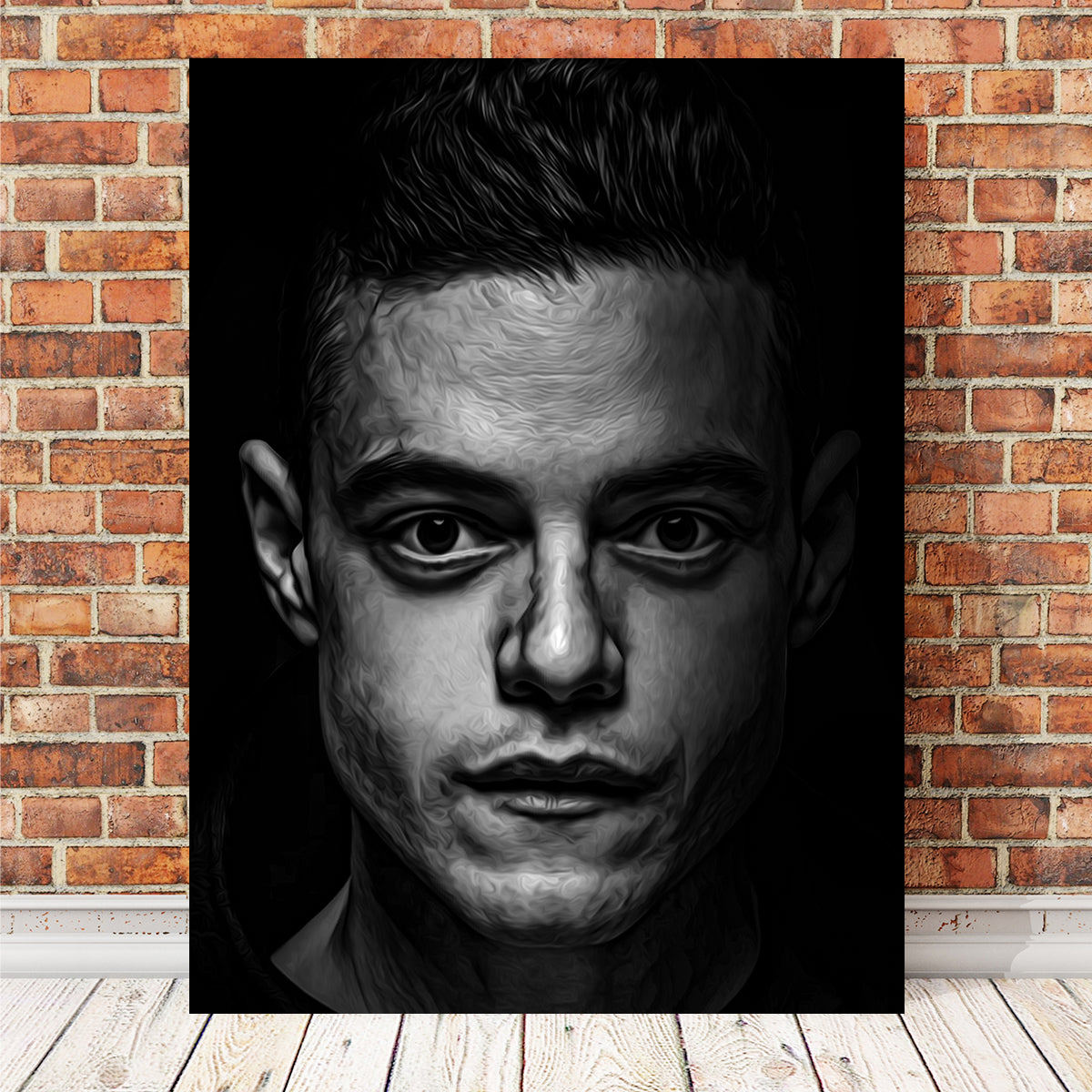 Portrait Mr Robot Wall Art