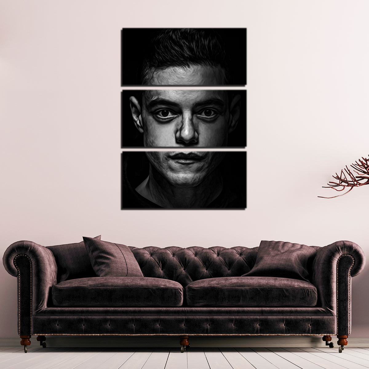 Portrait Mr Robot Wall Art