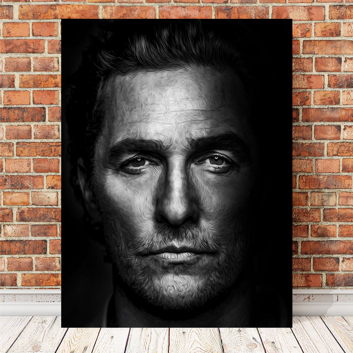 Portrait True Detective Wall Art