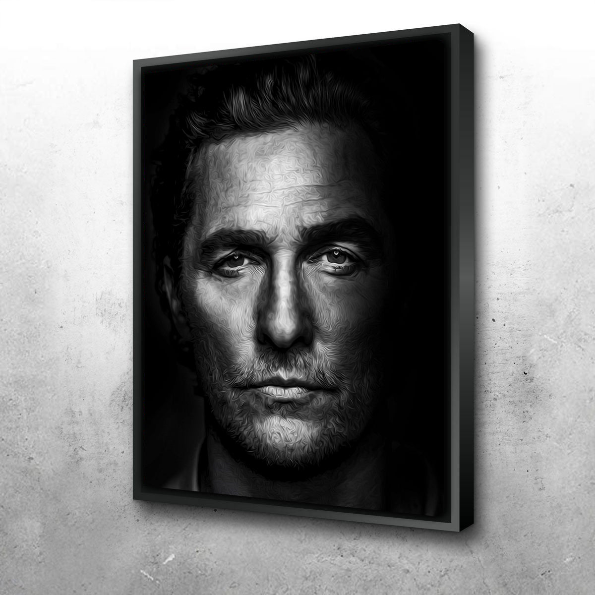 Portrait True Detective Wall Art