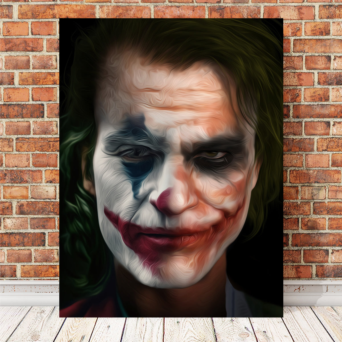 Portrait of a Joker Wall Art