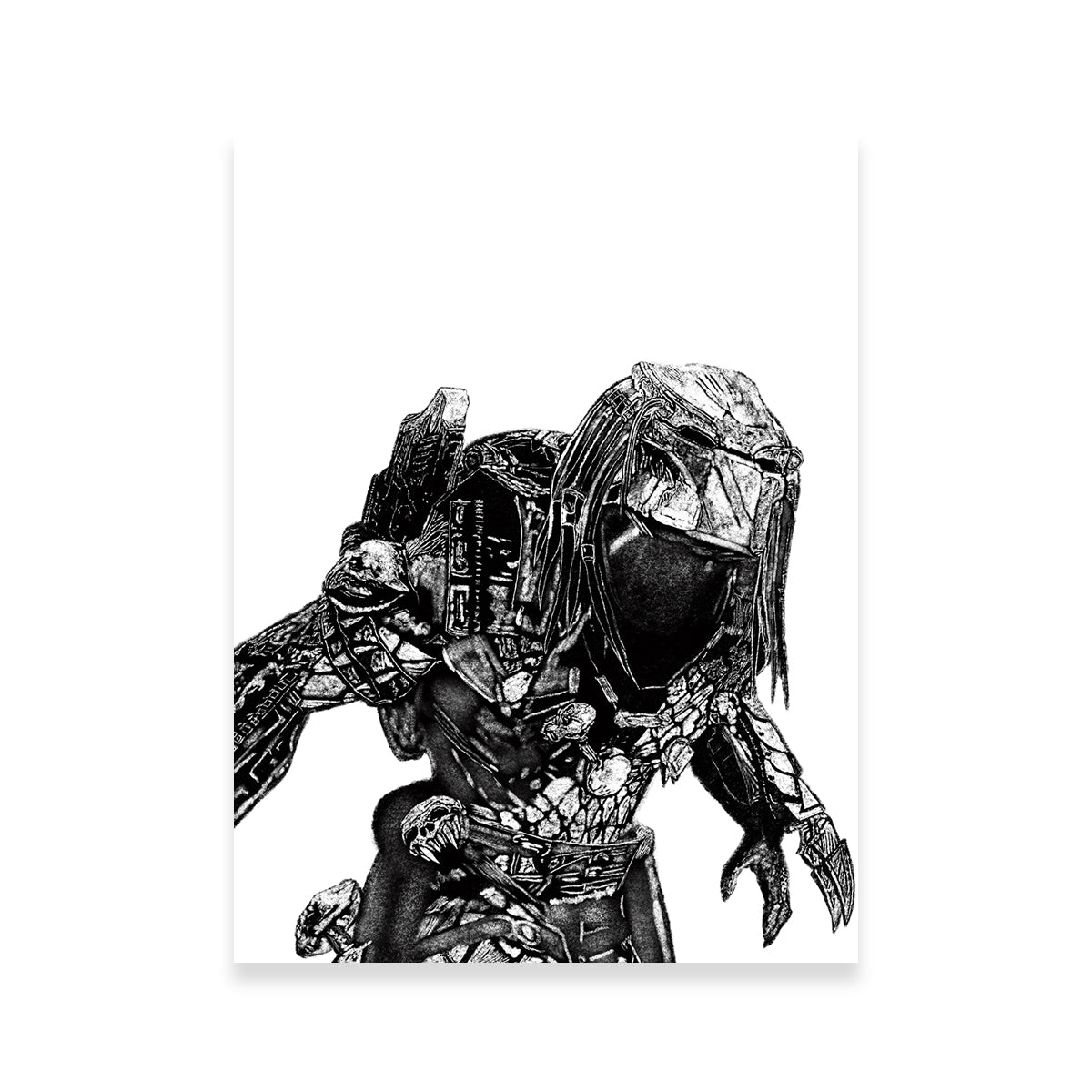 Predator Sketch Wall Art