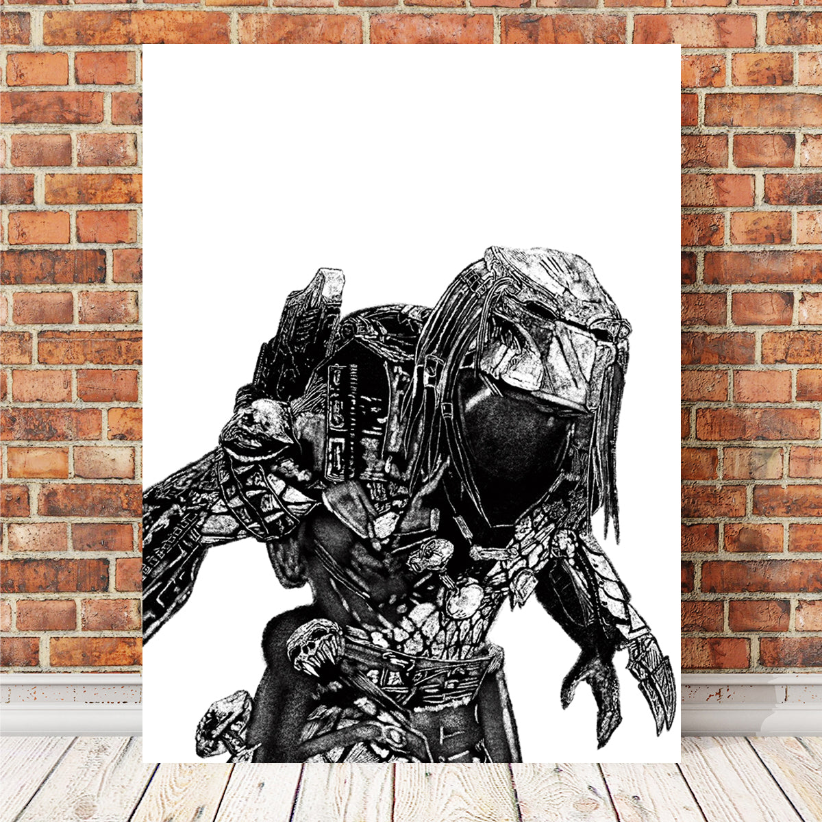 Predator Sketch Wall Art
