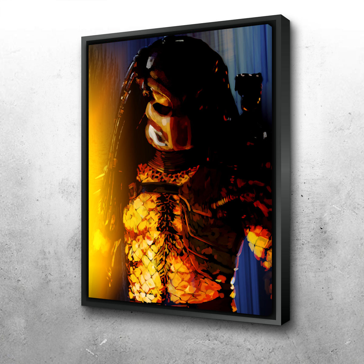 Predator In Blue Wall Art