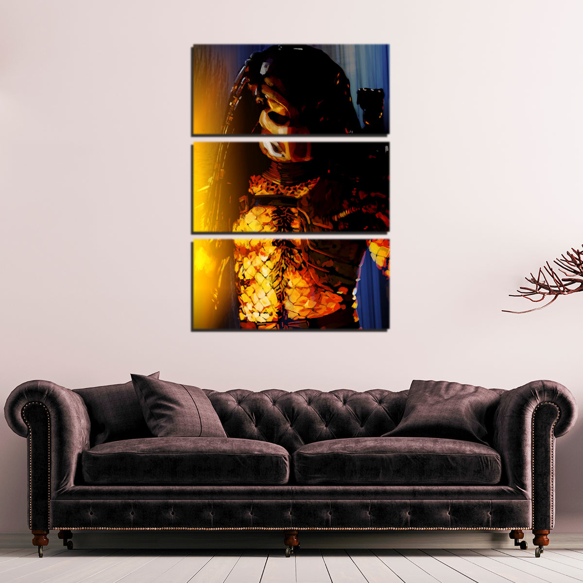 Predator In Blue Wall Art