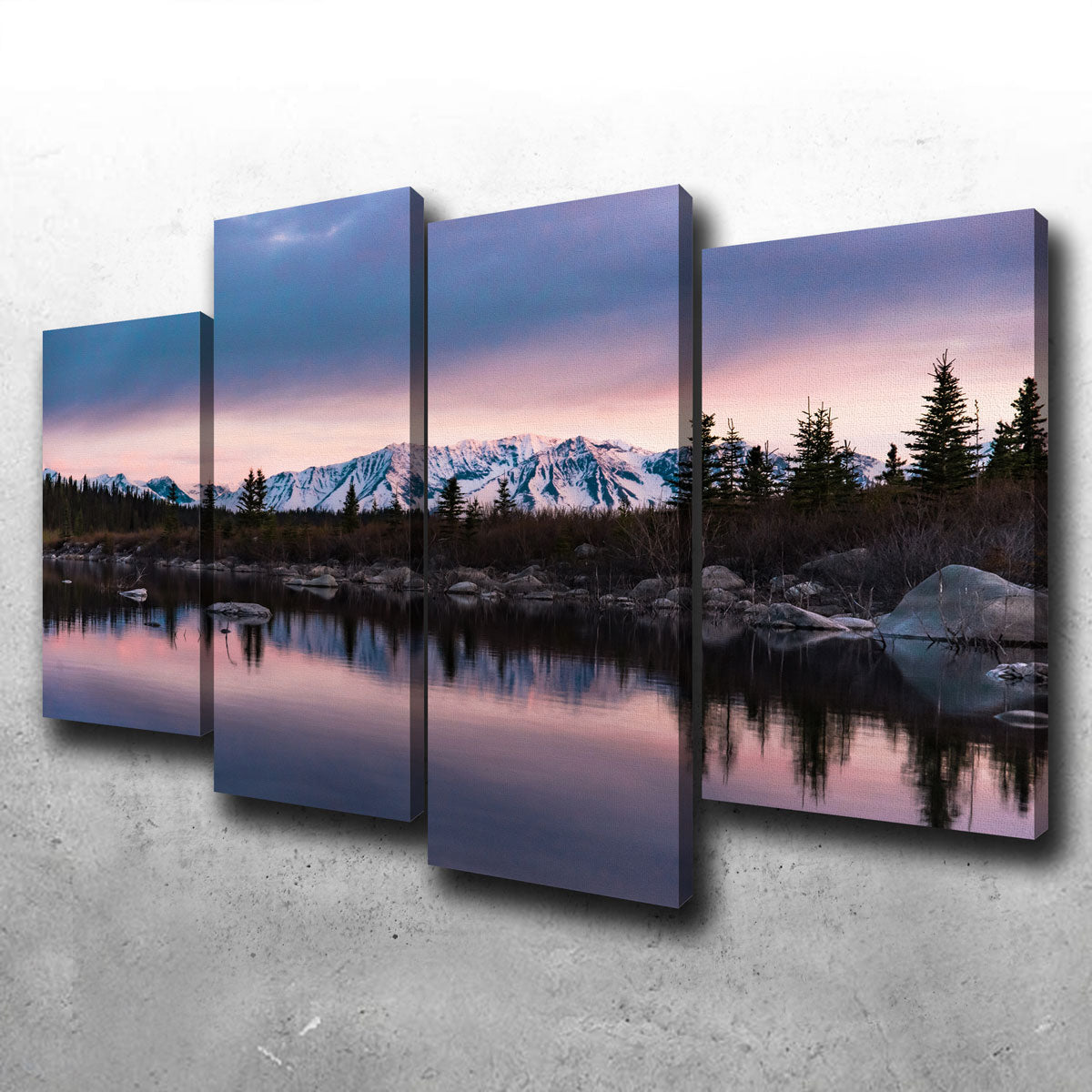 Purple Reflections Wall Art