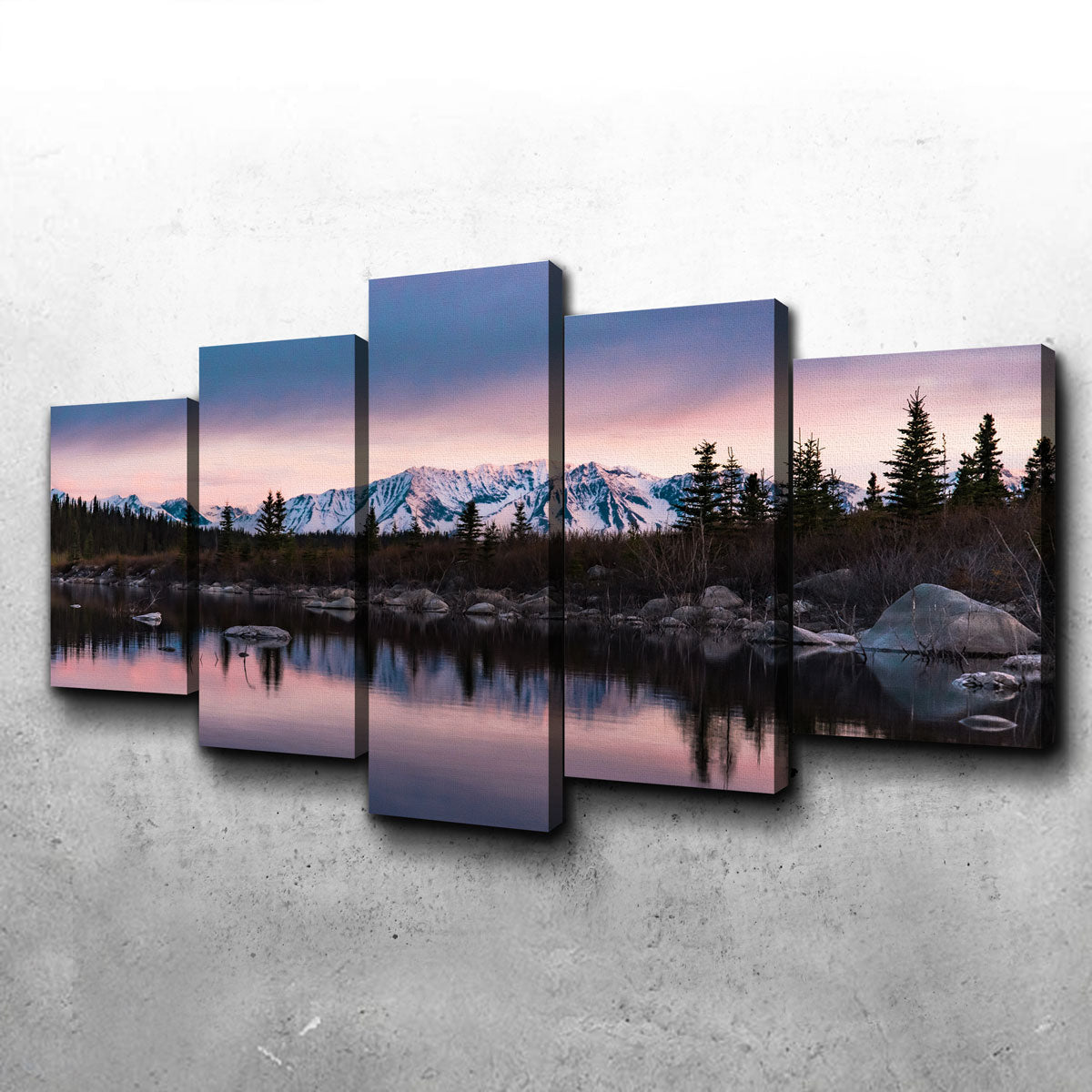 Purple Reflections Wall Art