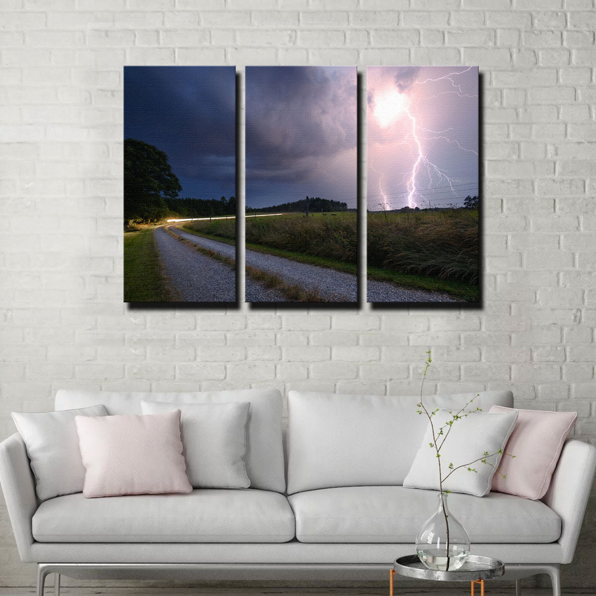 Purple Strike Wall Art