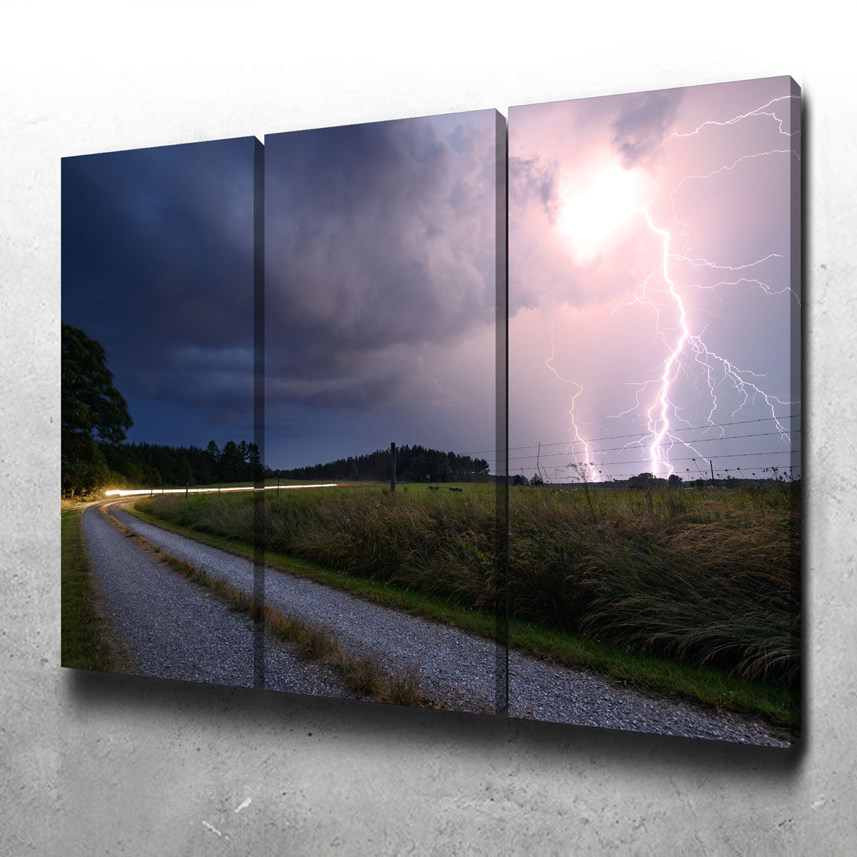 Purple Strike Wall Art