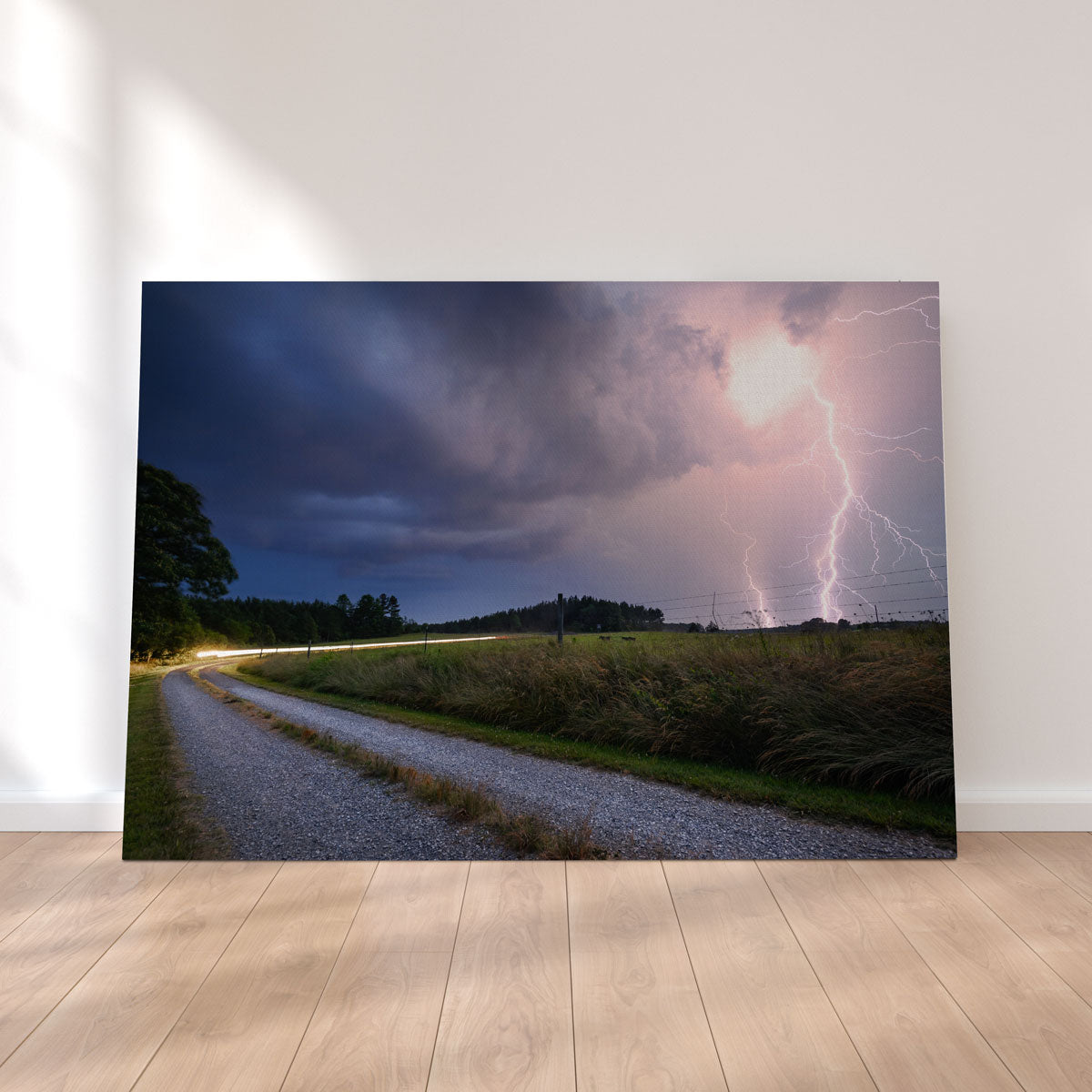 Purple Strike Wall Art