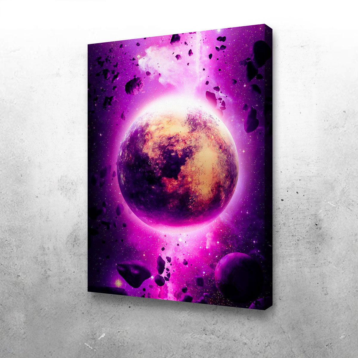 Purple Planet Wall Art