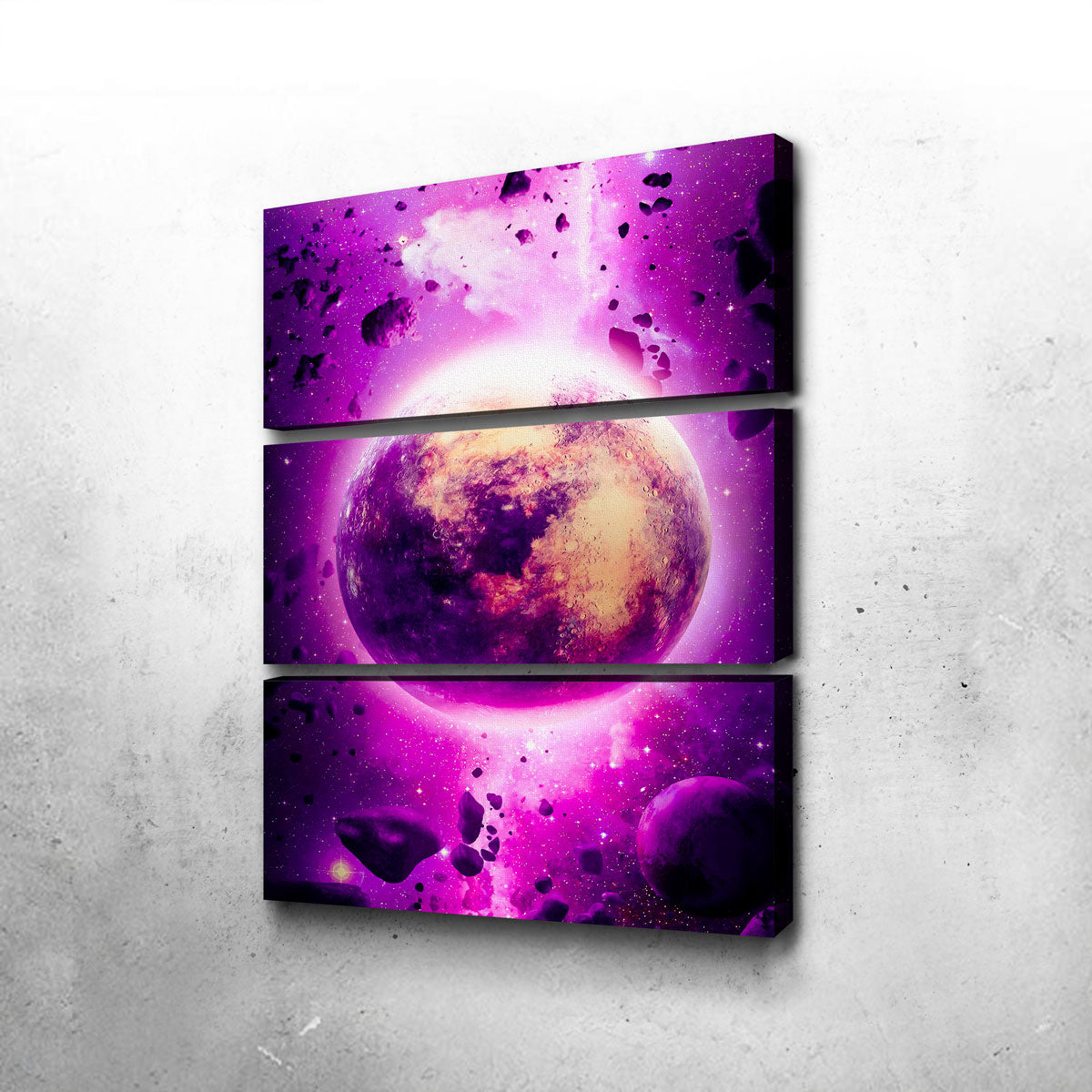 Purple Planet Wall Art