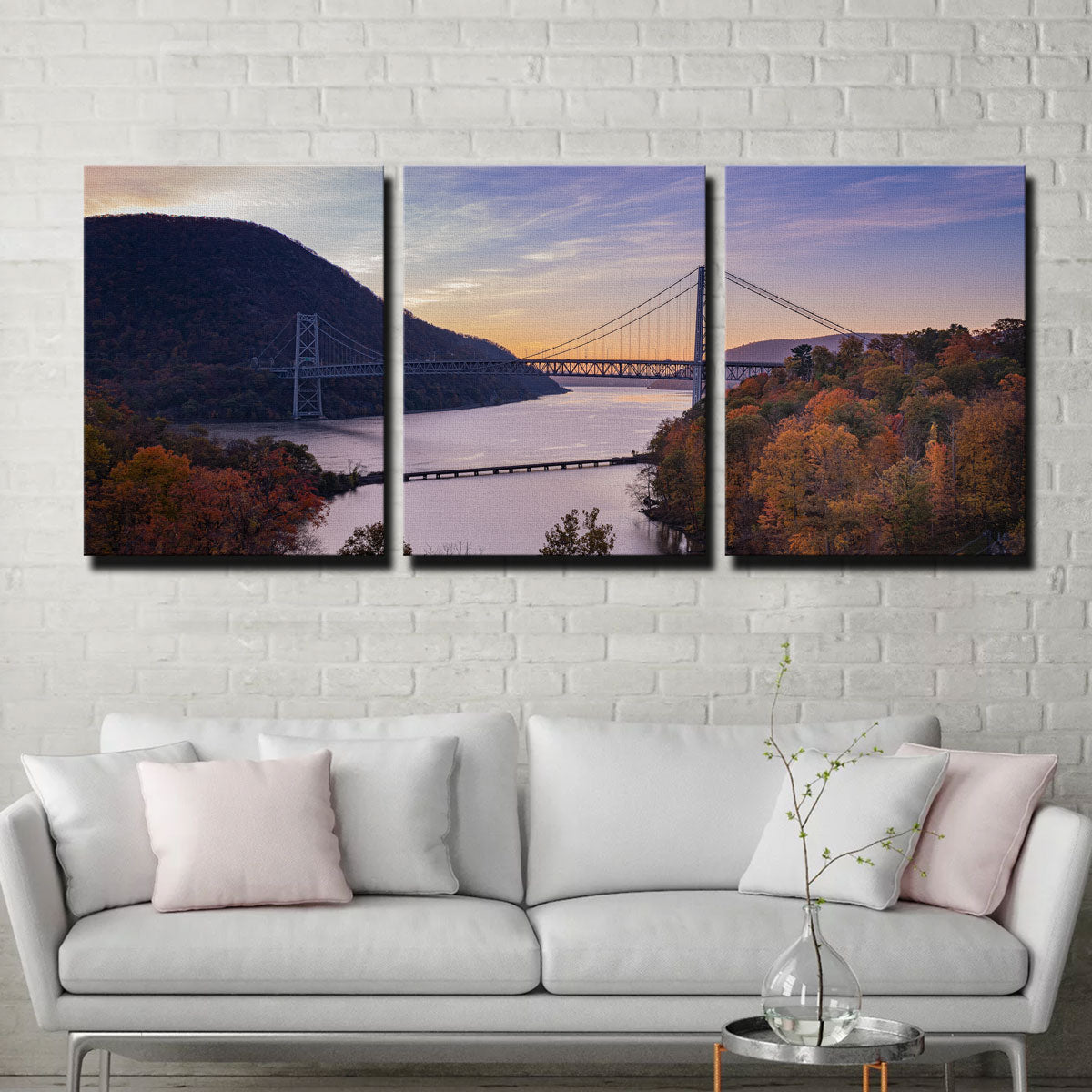 Purple Heart Bridge Wall Art