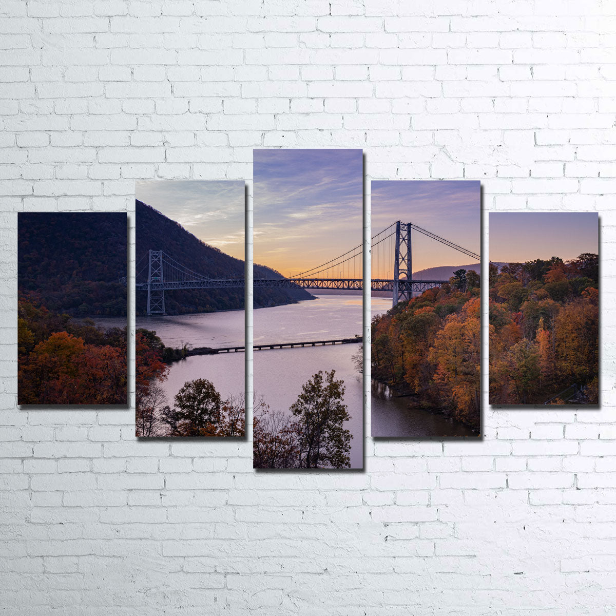 Purple Heart Bridge Wall Art