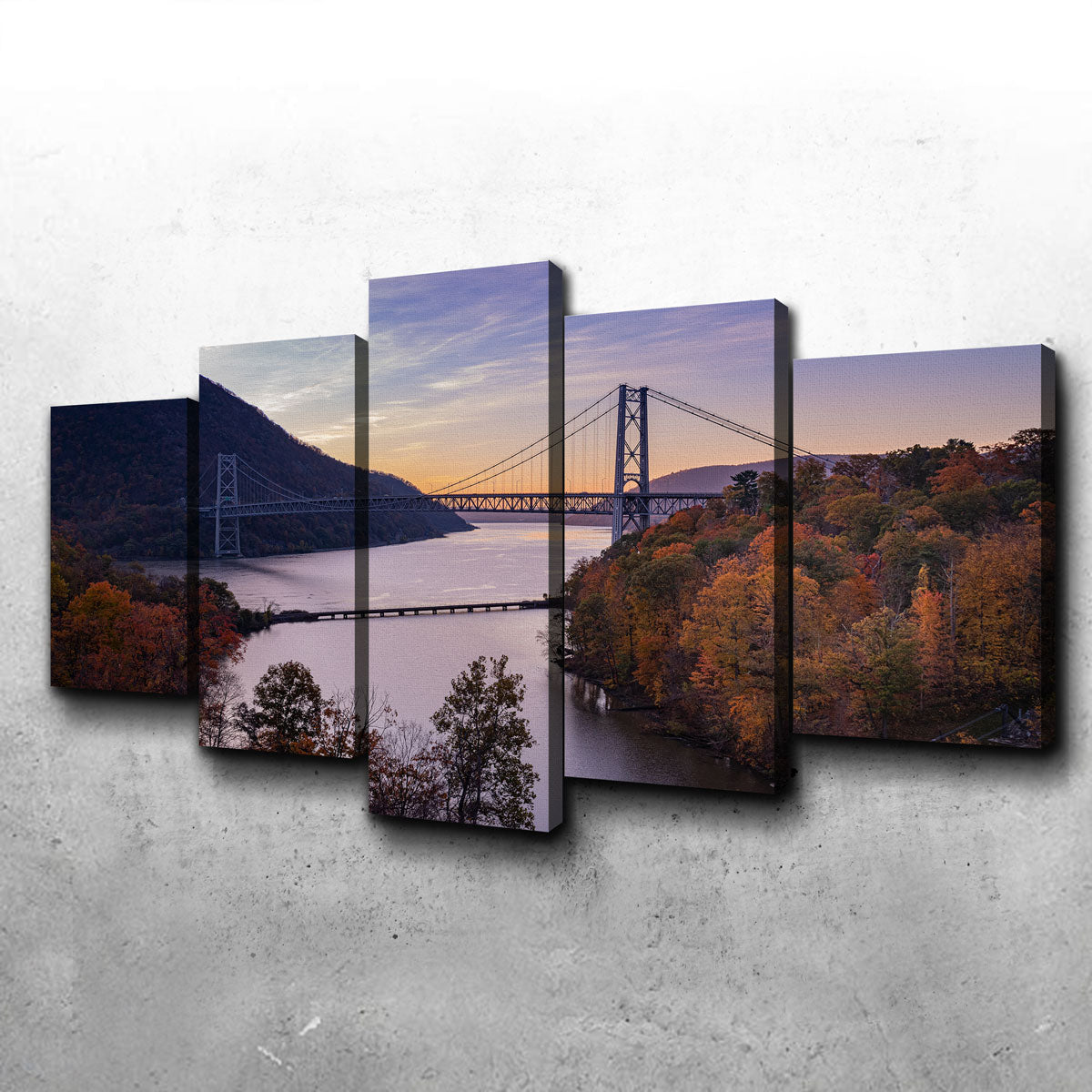 Purple Heart Bridge Wall Art