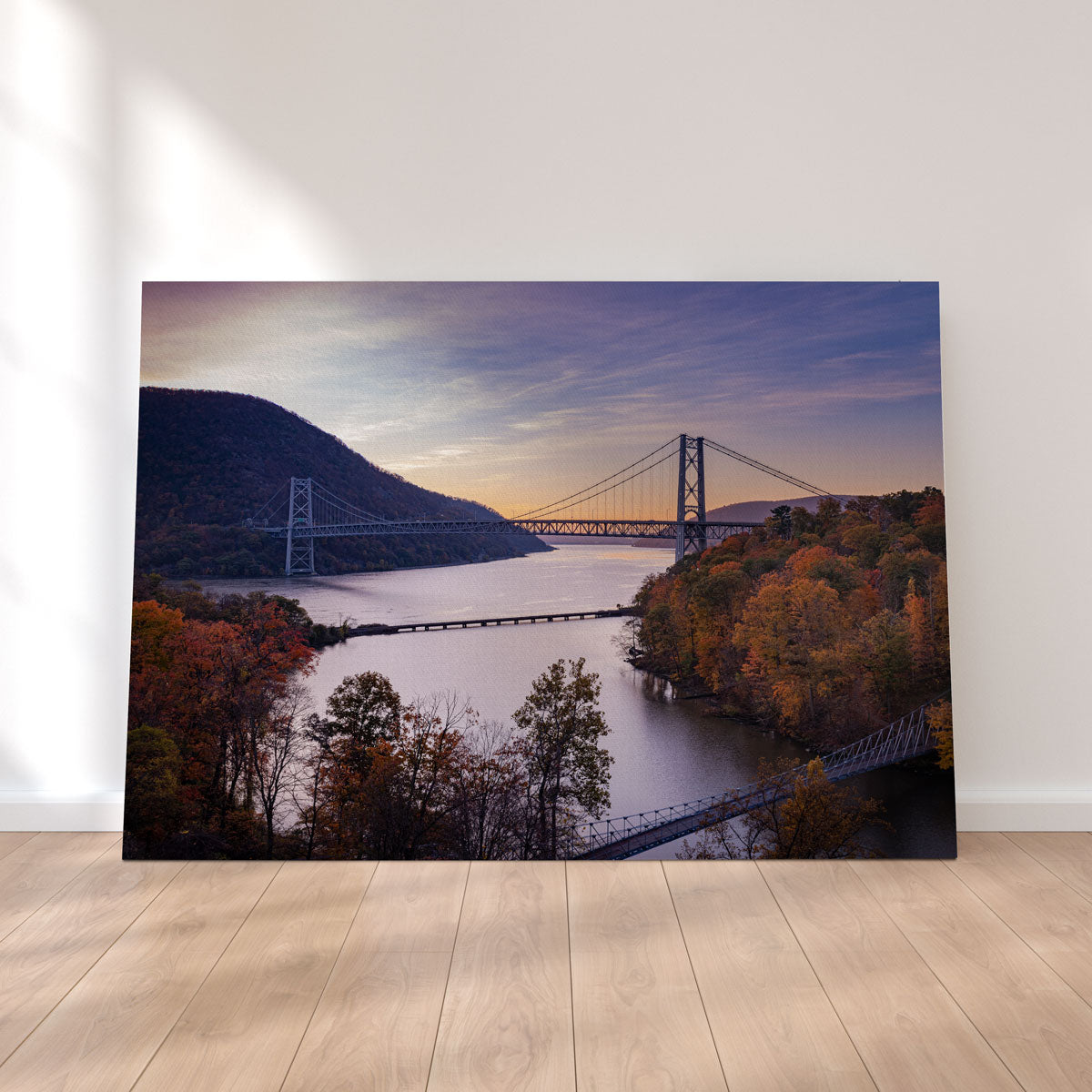 Purple Heart Bridge Wall Art