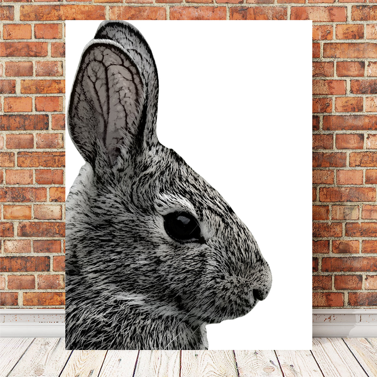 Rabbit Sketch Wall Art