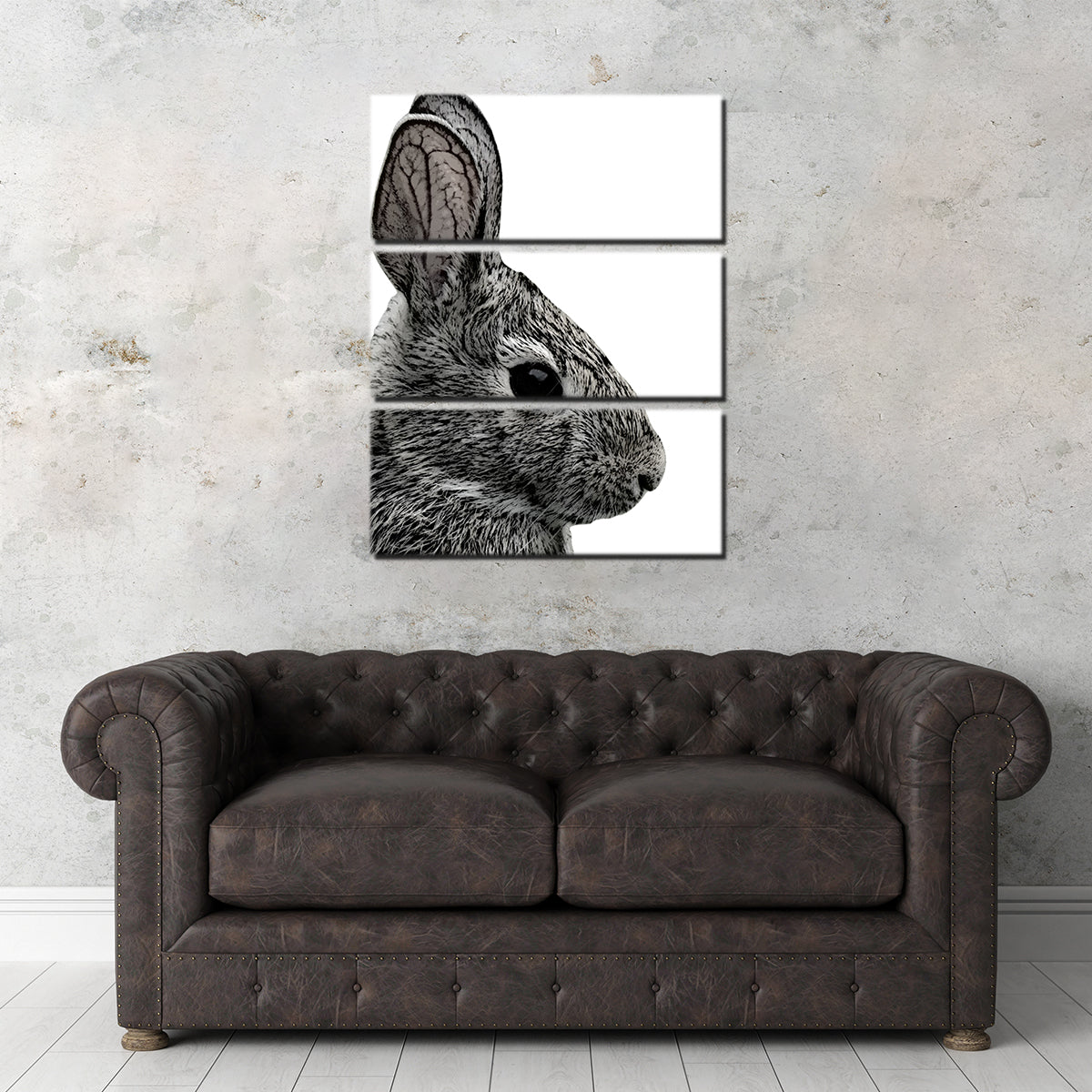 Rabbit Sketch Wall Art