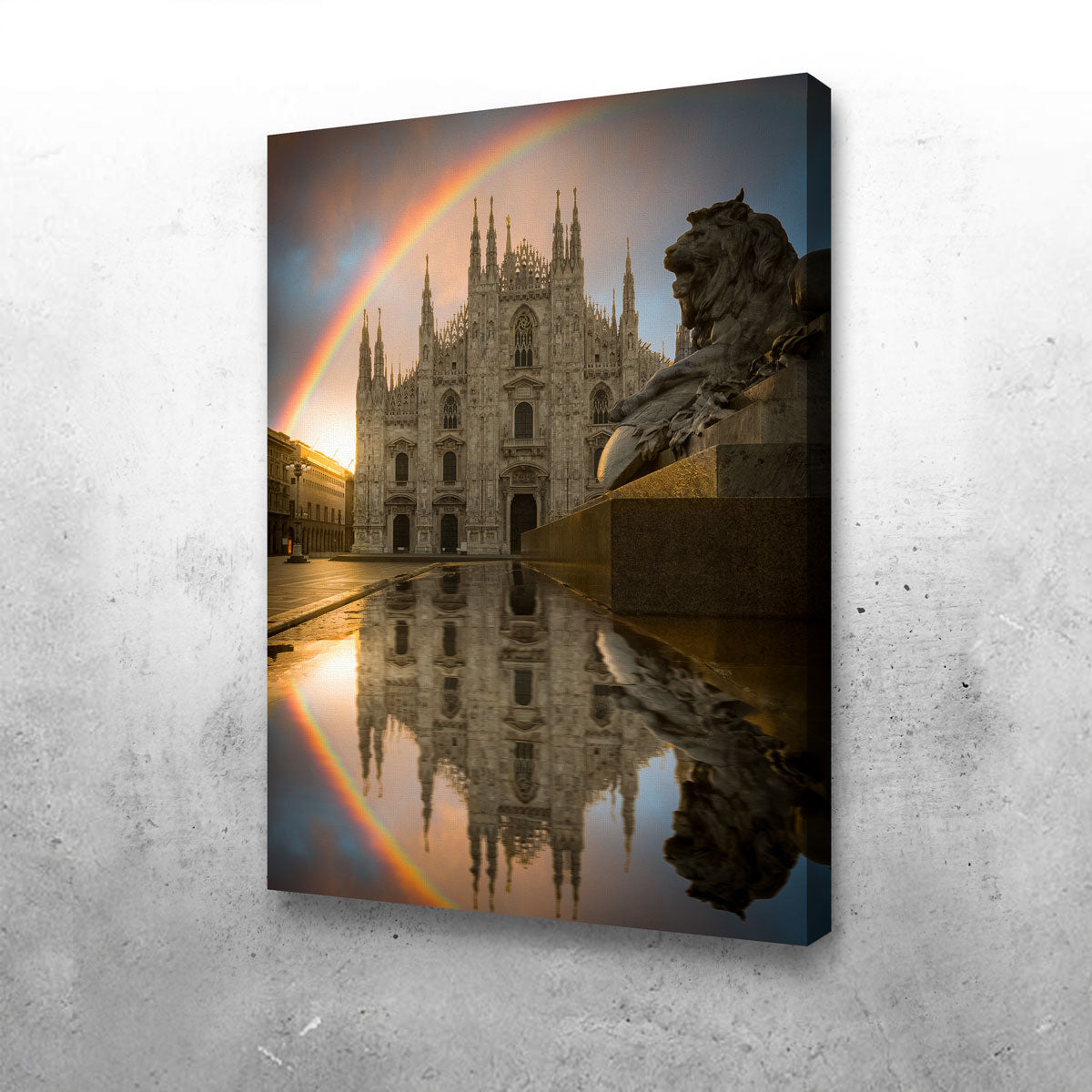 Rainbow in Milan Wall Art