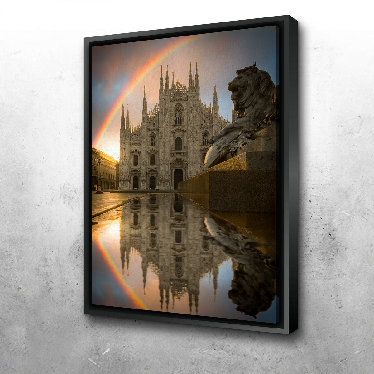 Rainbow in Milan Wall Art