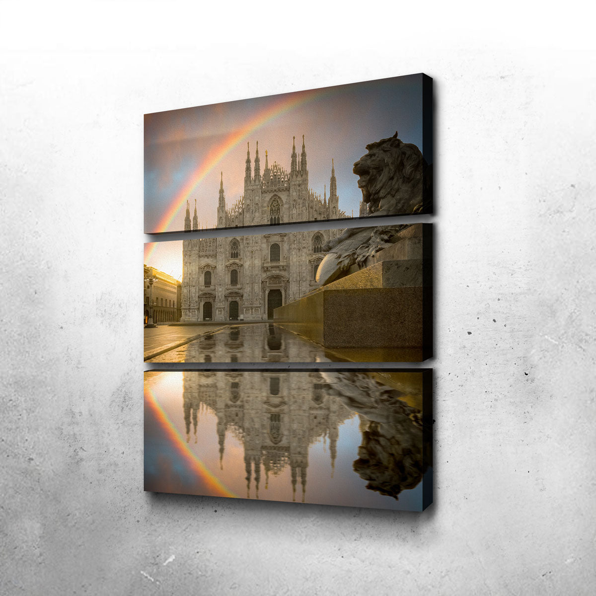 Rainbow in Milan Wall Art