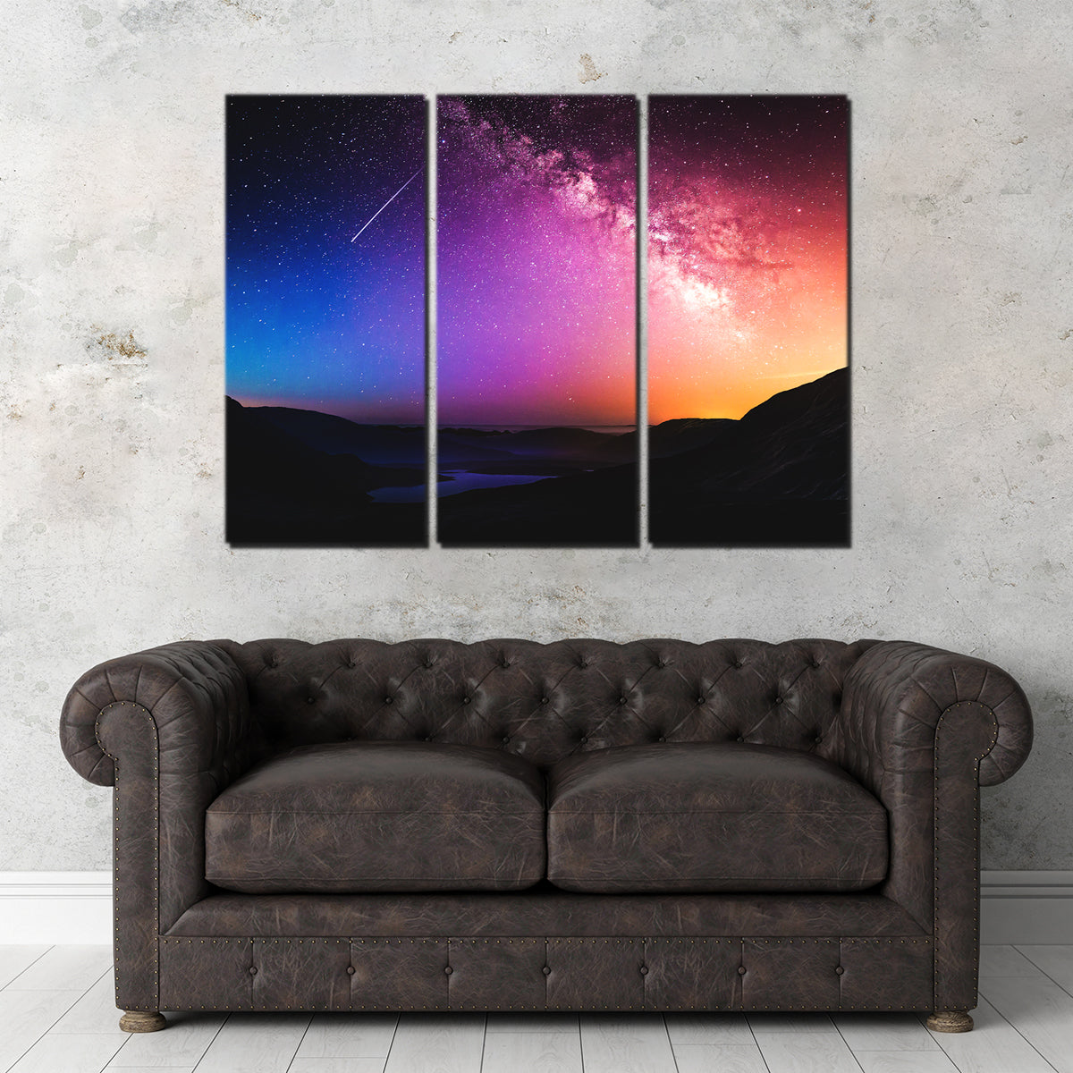 Rainbow Night Wall Art