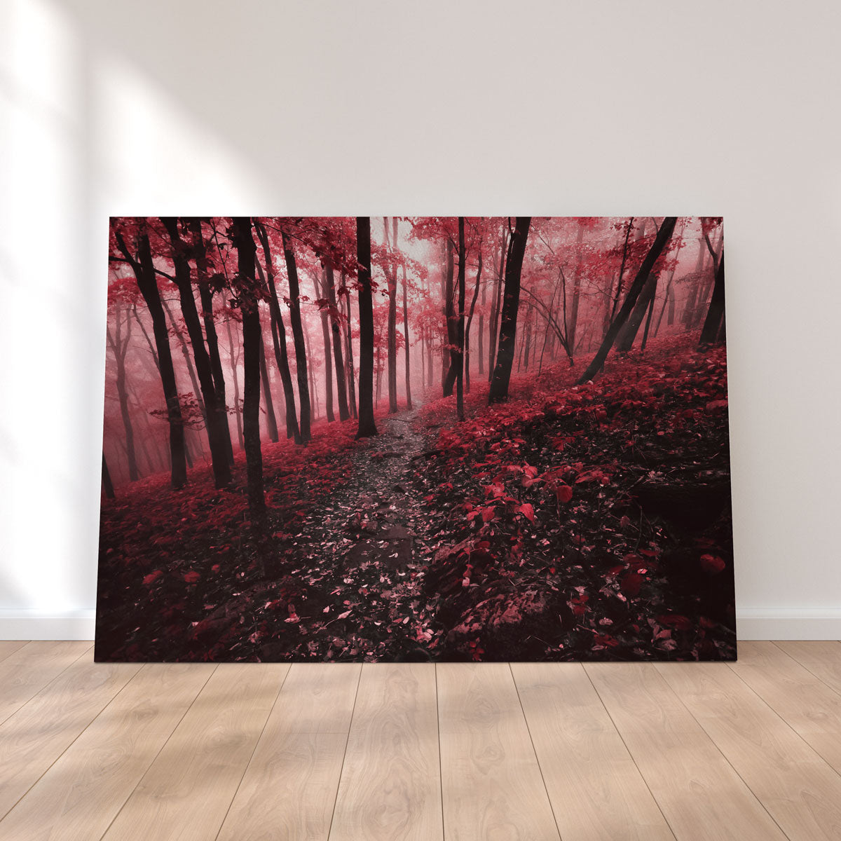 Red Forest Wall Art