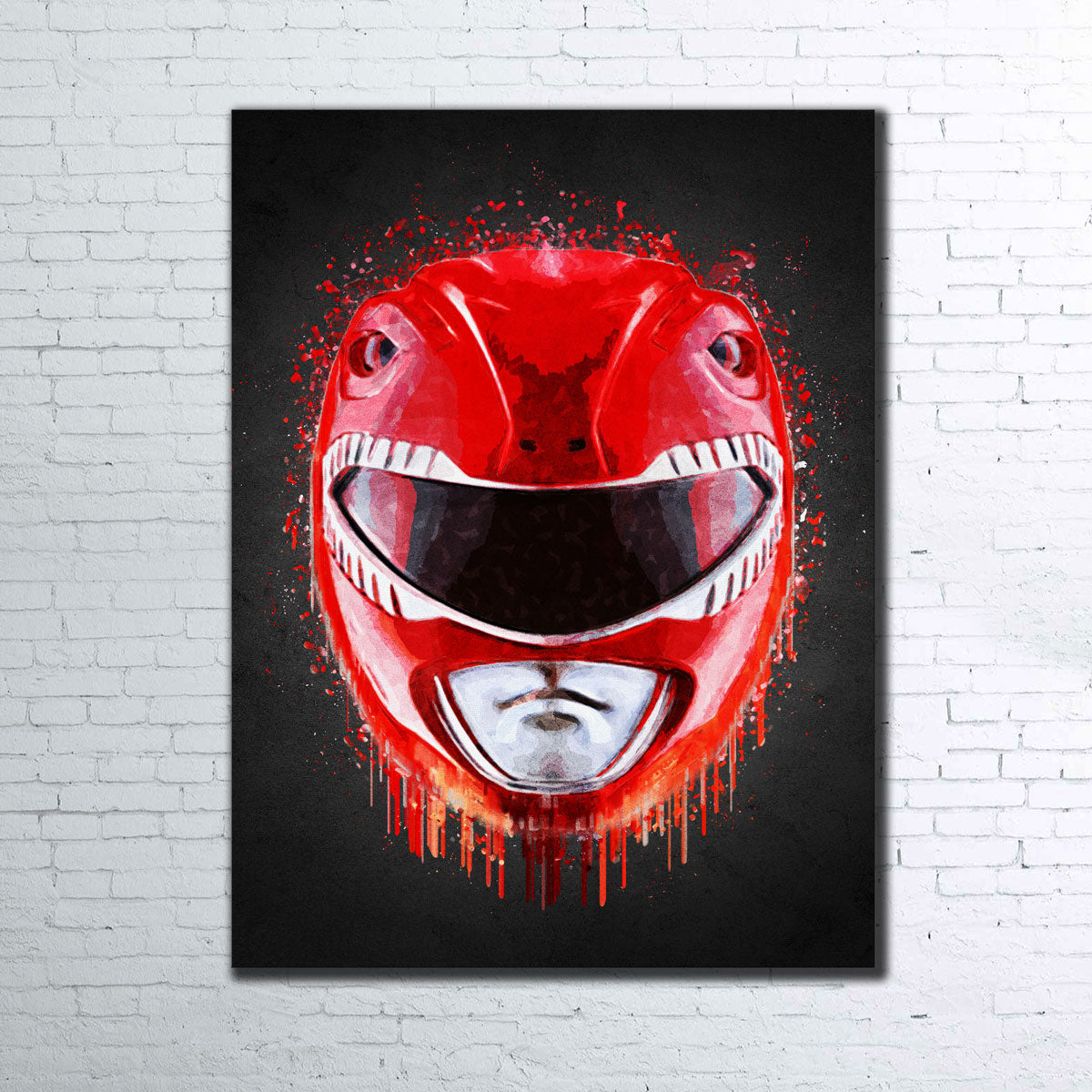 Red Ranger Portrait Wall Art