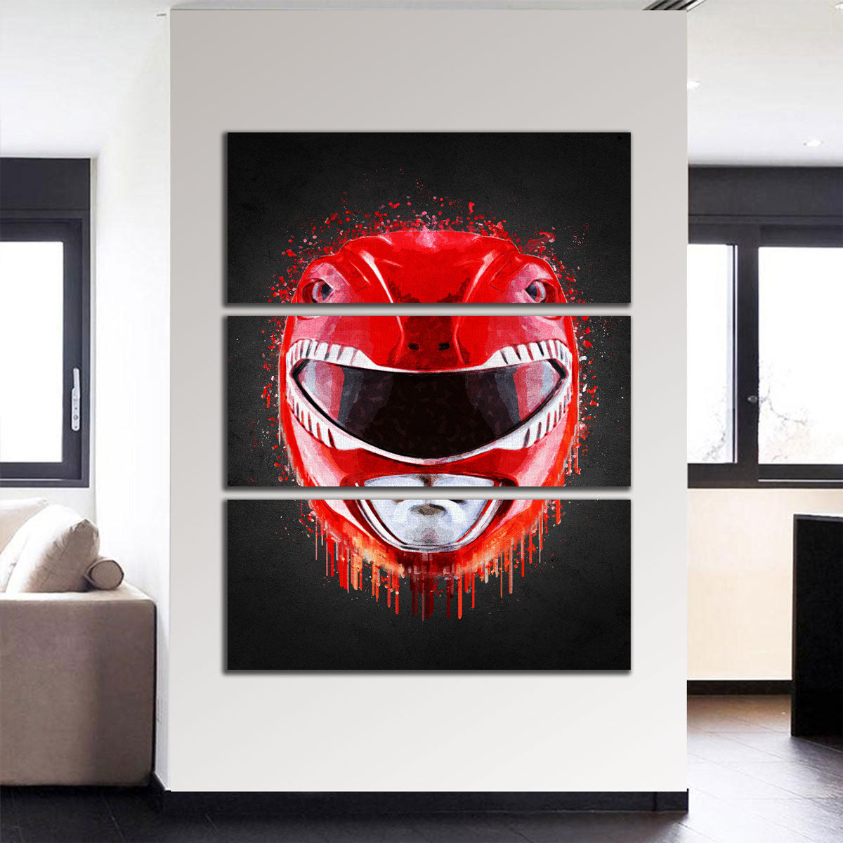 Red Ranger Portrait Wall Art