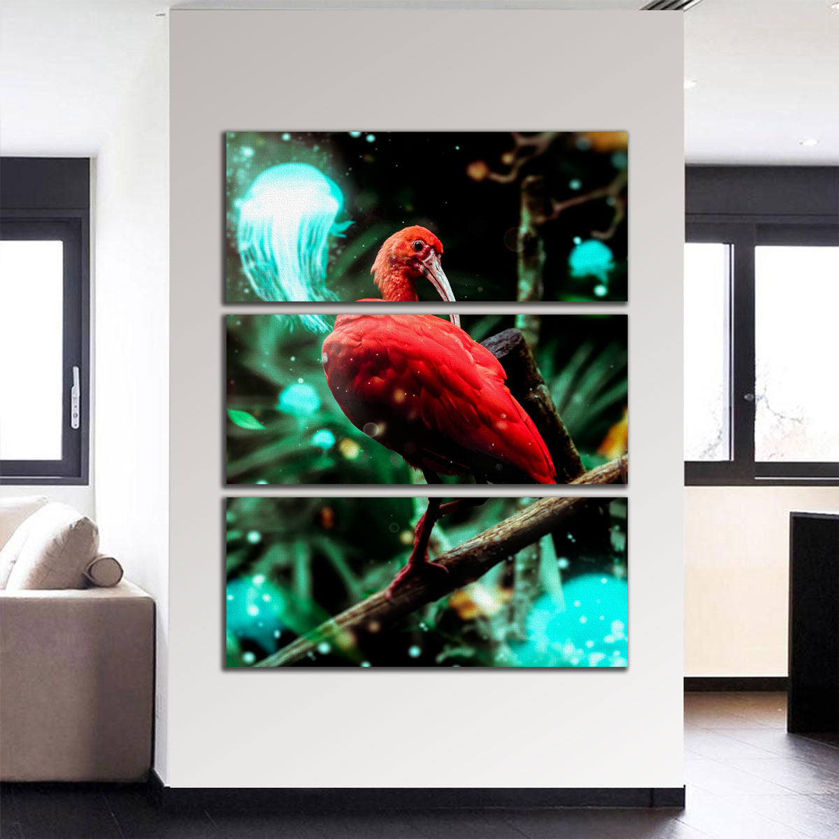 Red Bird Wall Art