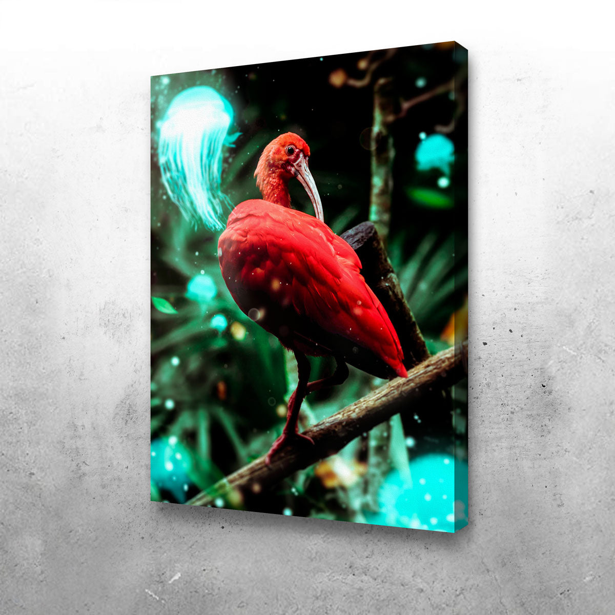 Red Bird Wall Art