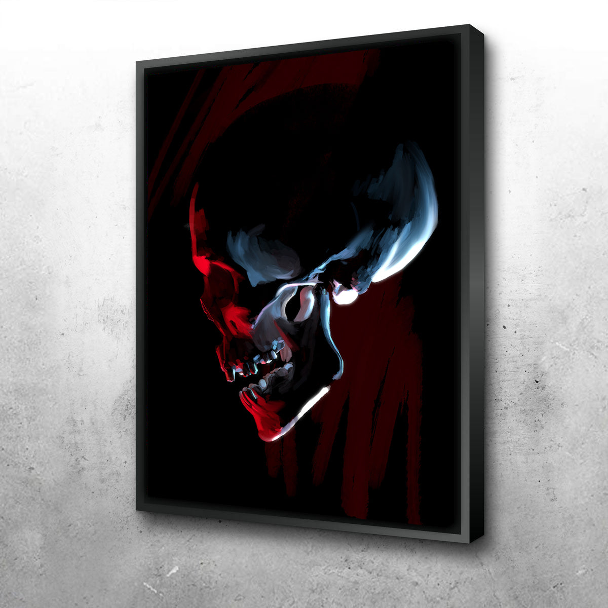 Red Skull Wall Art