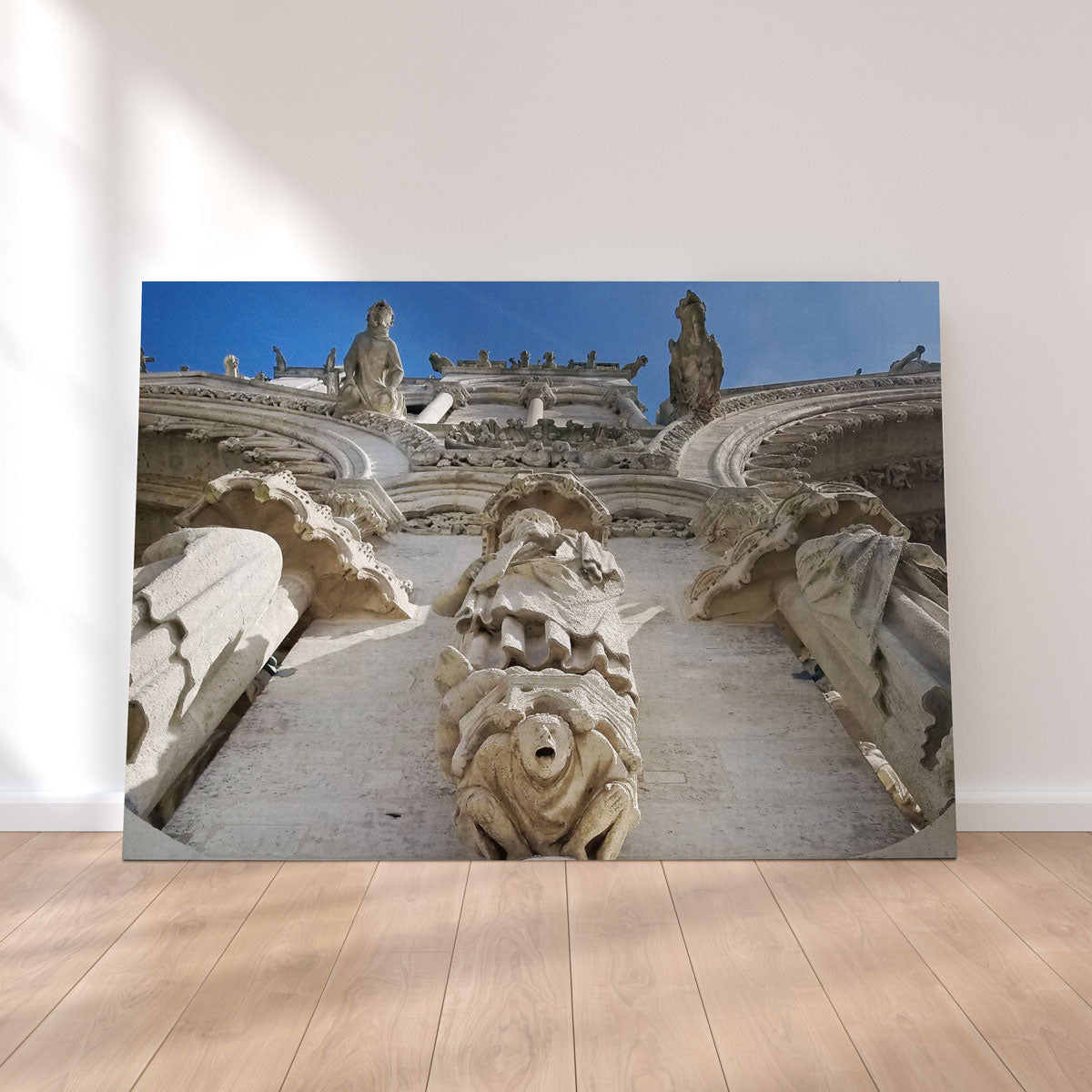 Reims Cathedral Gargoyles Wall Art