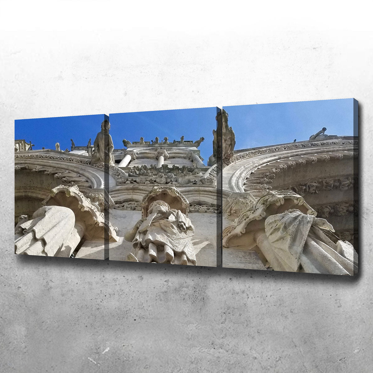 Reims Cathedral Gargoyles Wall Art
