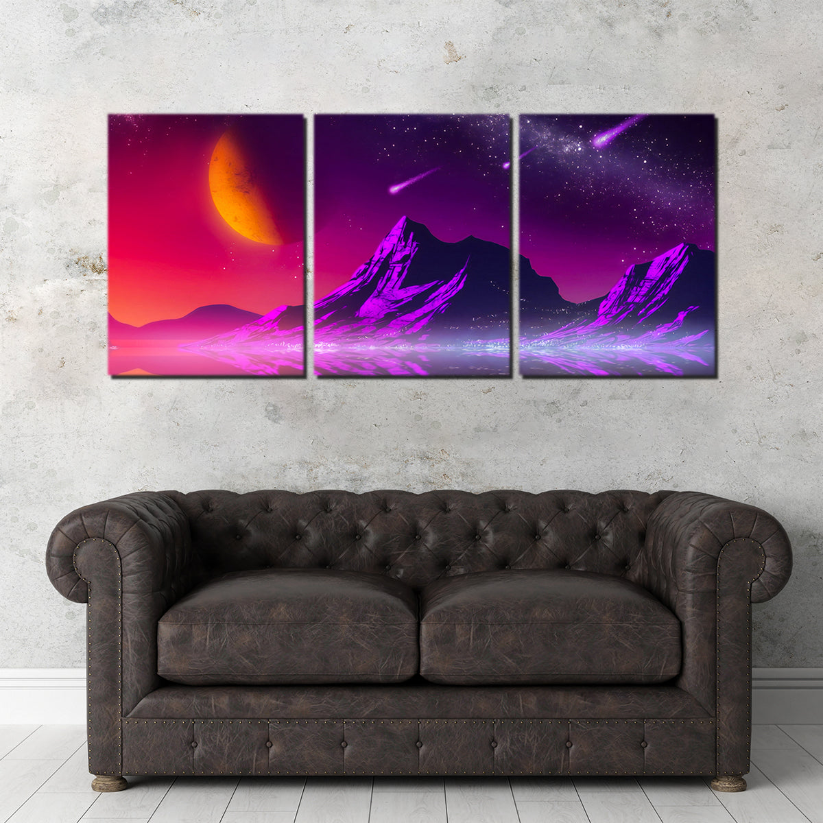 Retro Comets Wall Art