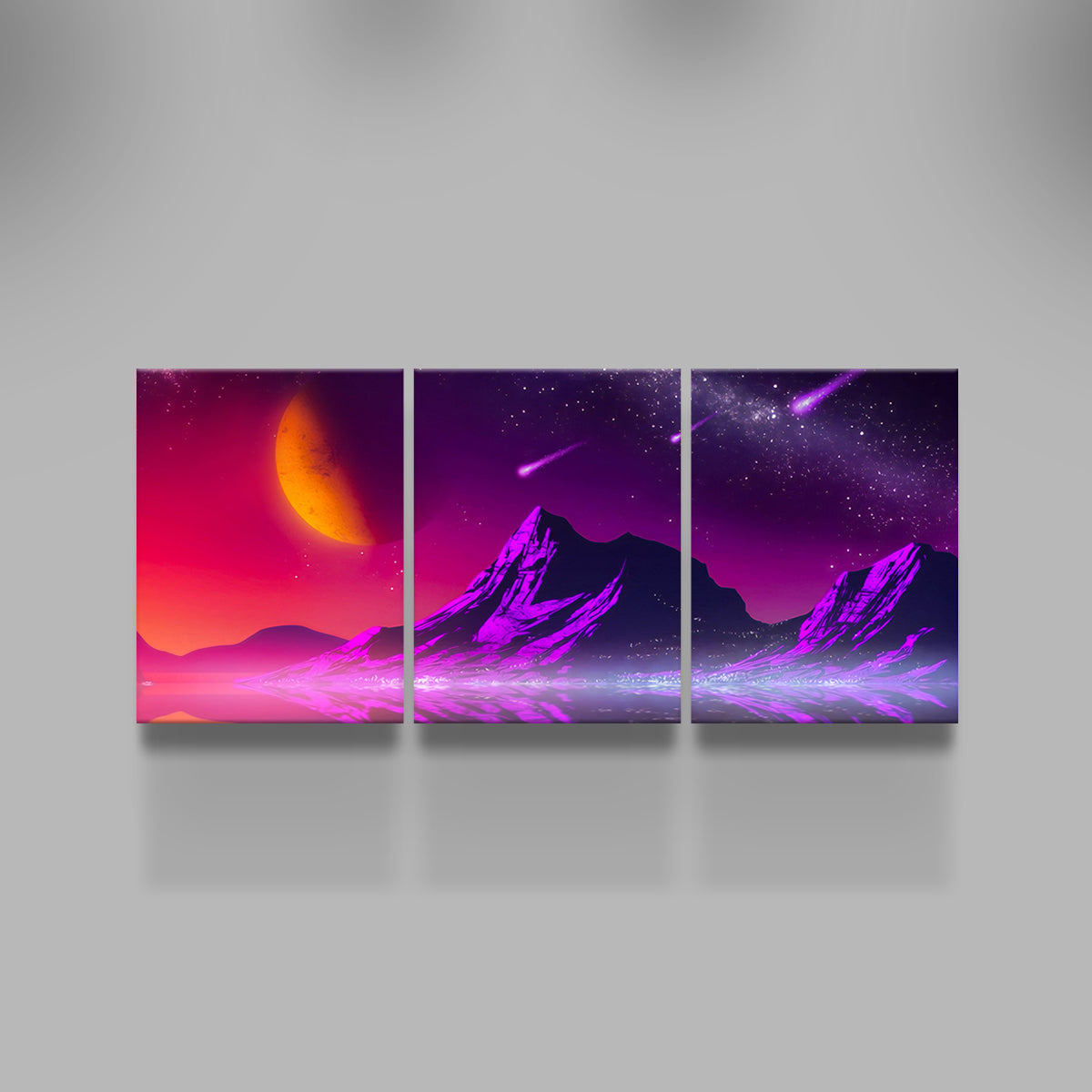 Retro Comets Wall Art