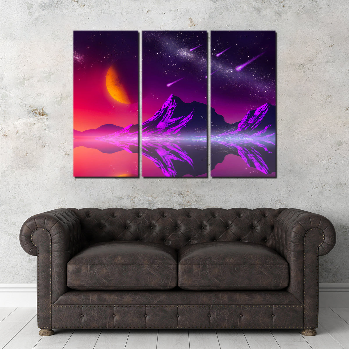 Retro Comets Wall Art