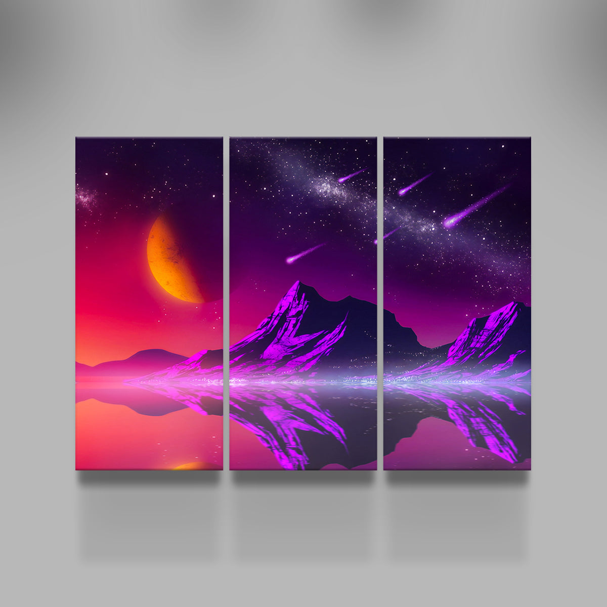 Retro Comets Wall Art