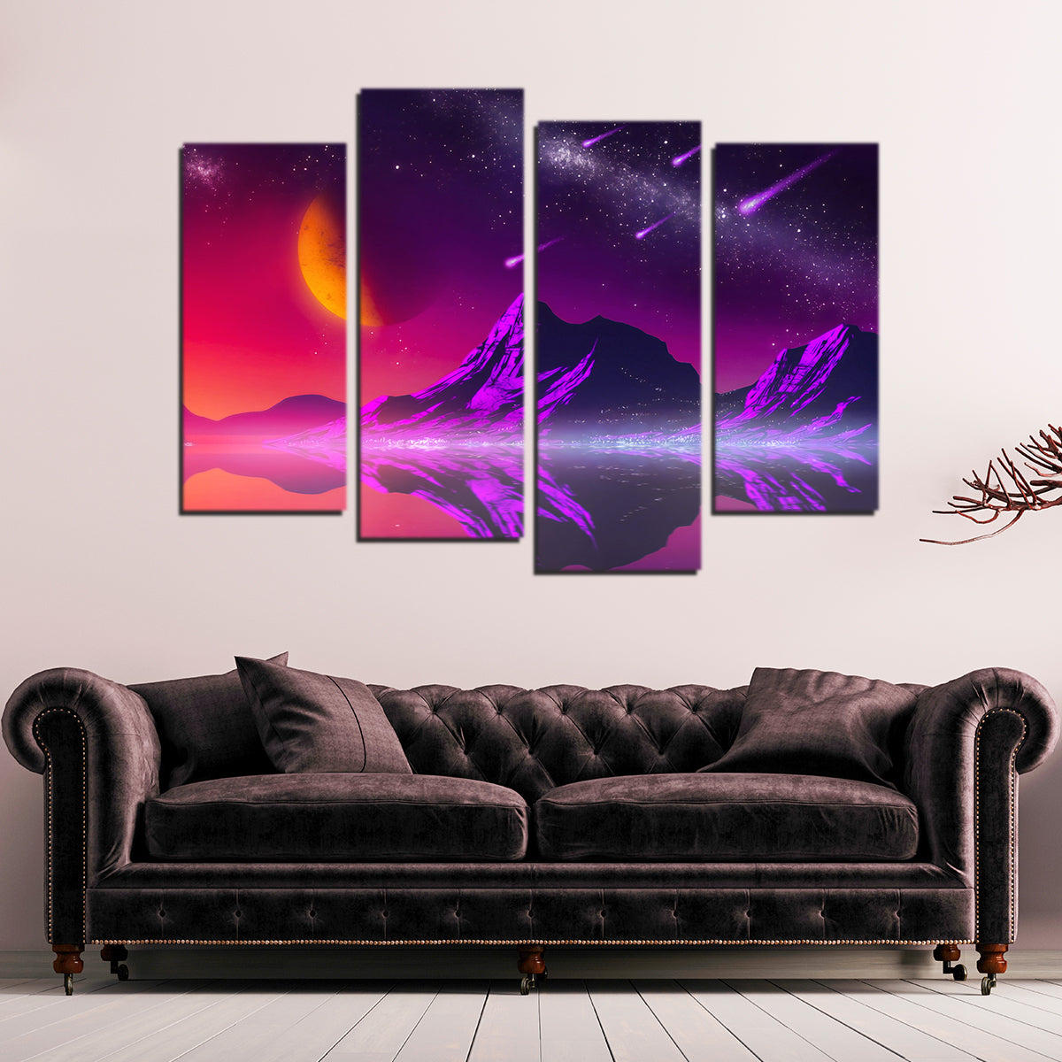 Retro Comets Wall Art