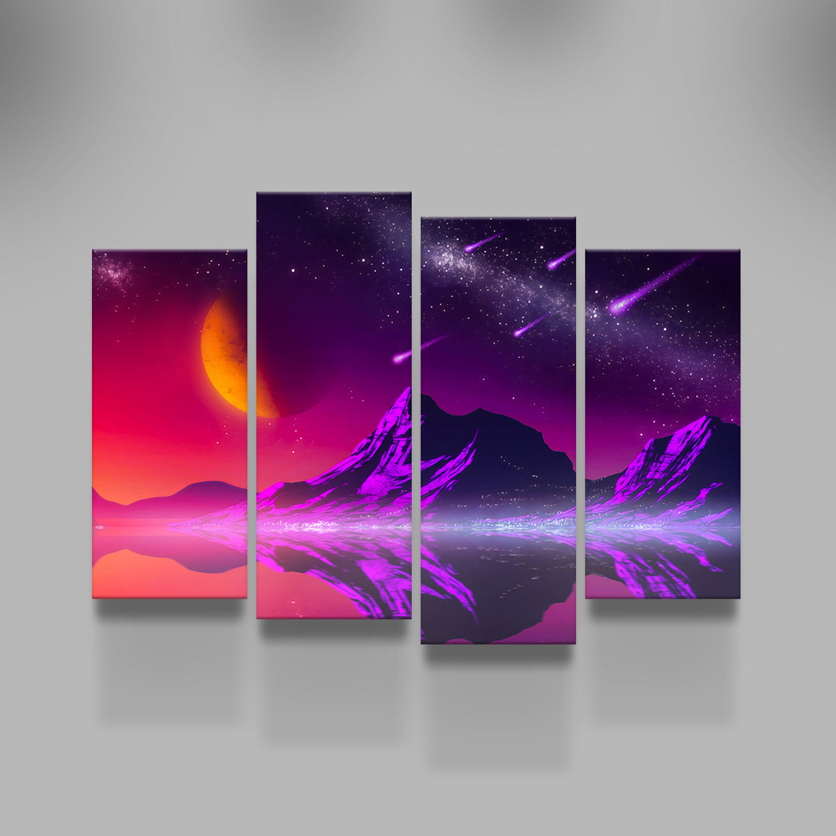 Retro Comets Wall Art