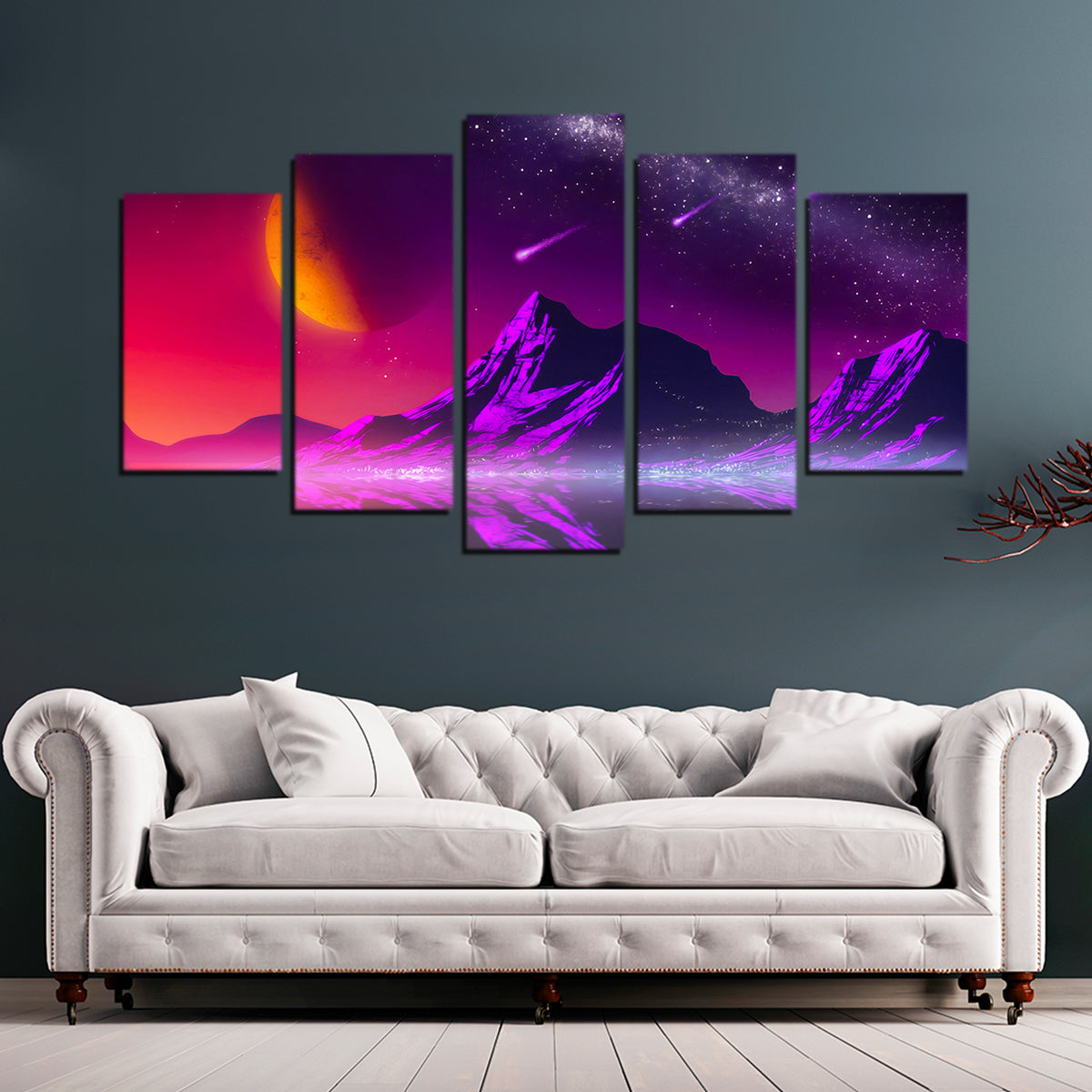 Retro Comets Wall Art