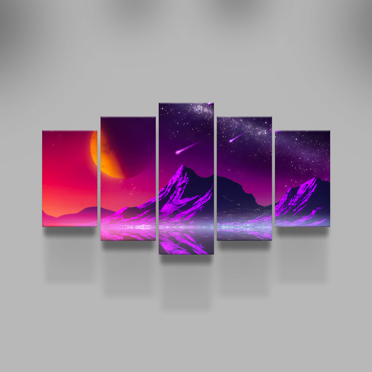 Retro Comets Wall Art