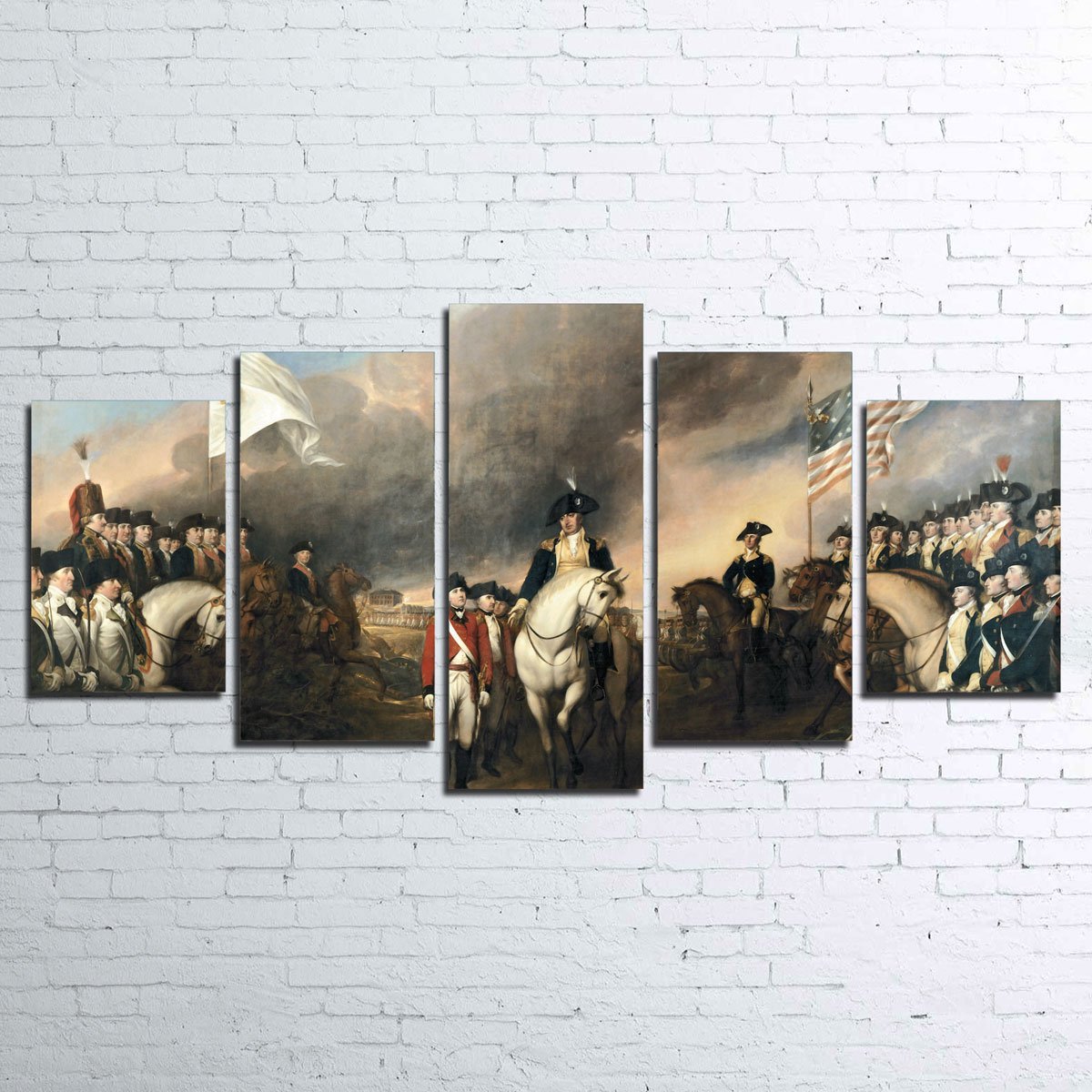 Revolutionary War 5pc Canvas Set