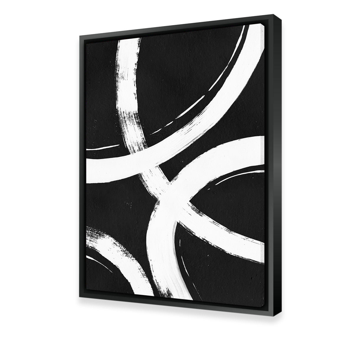 Rings Black & White Wall Art