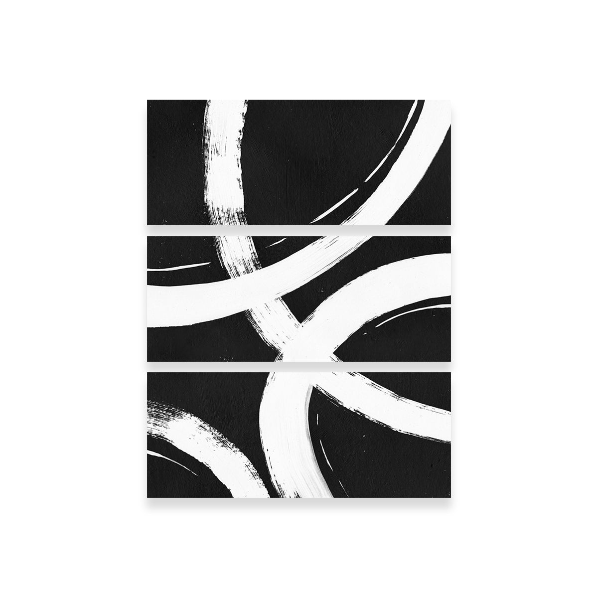 Rings Black & White Wall Art