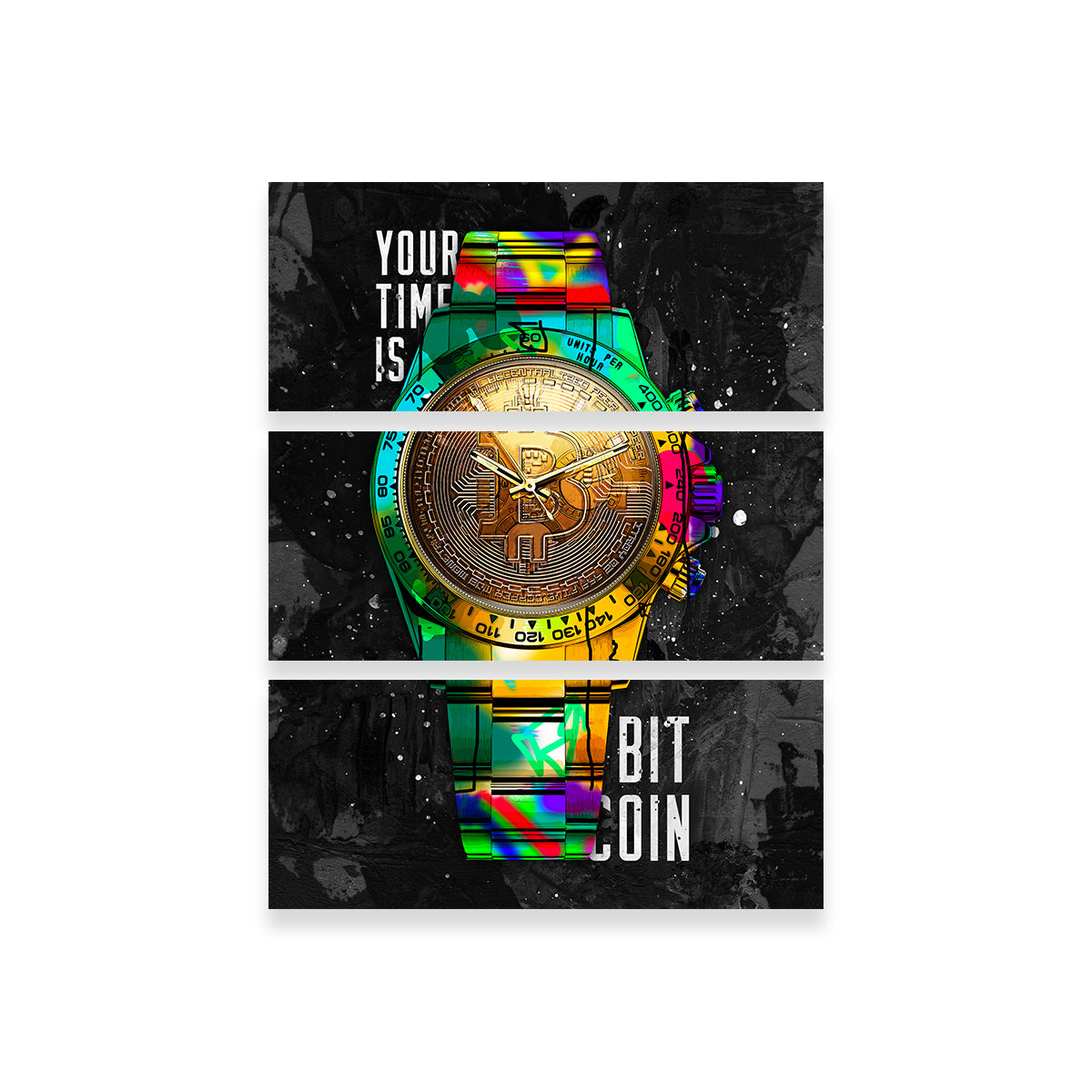 Rolex Bitcoin Wall Art