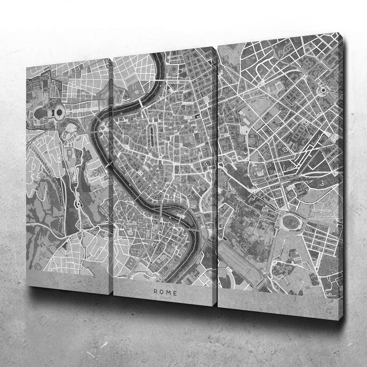 Rome Map 2 Wall Art