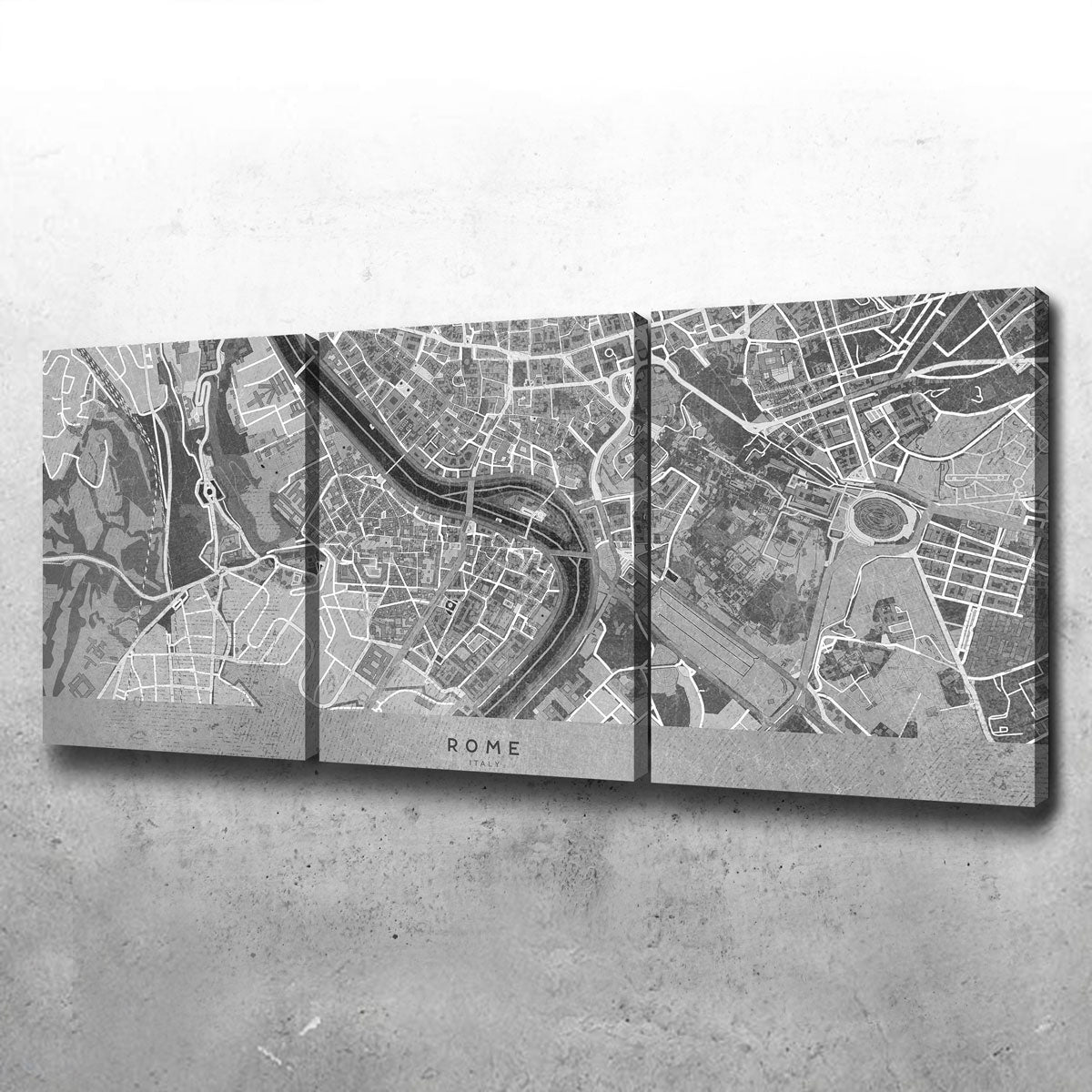 Rome Map 2 Wall Art