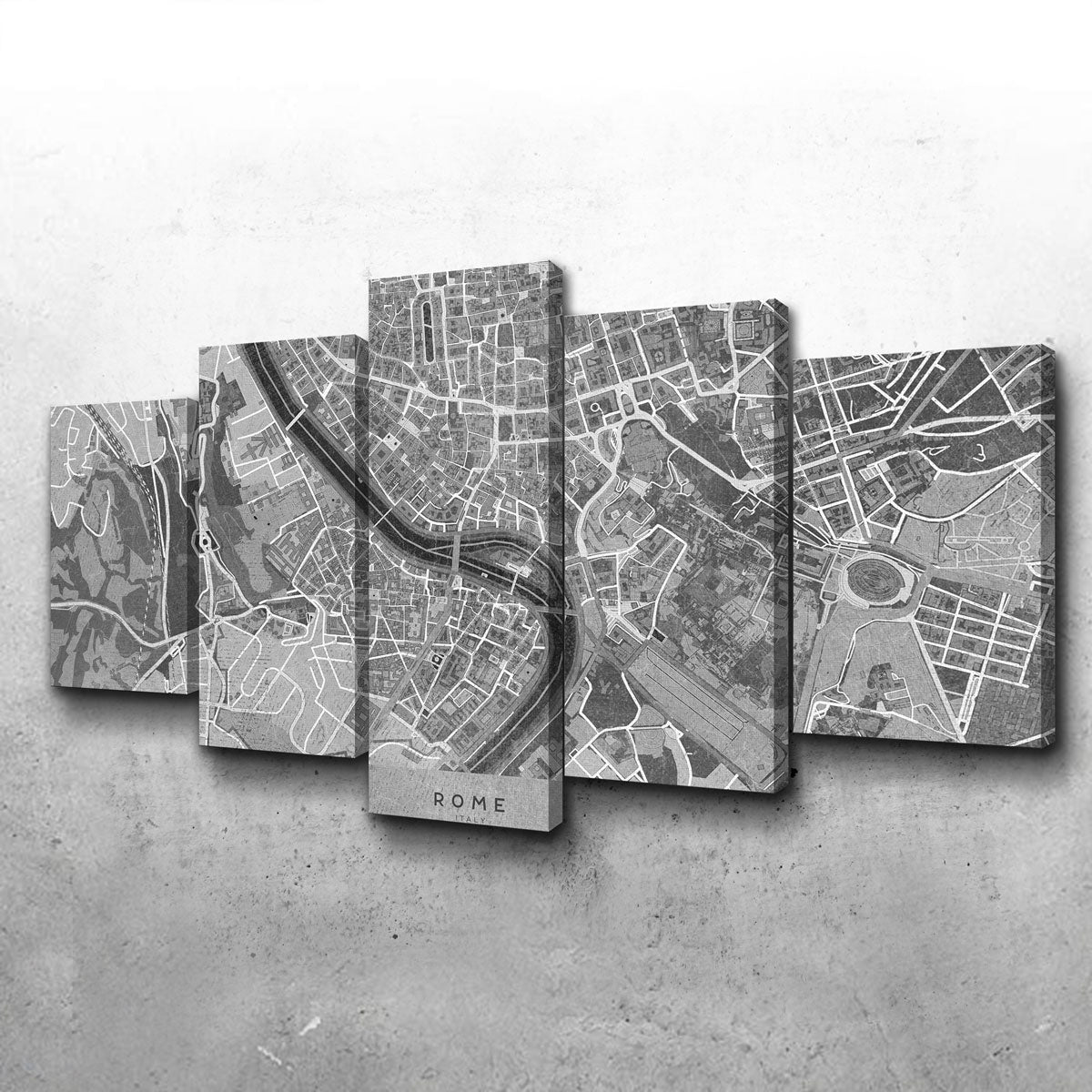 Rome Map 2 Wall Art